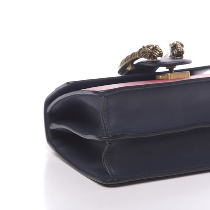 Gucci Calfskin Bamboo Web Mini Dionysus Top Handle Bag Blue Emerald Hibiscus Red 8 of 10