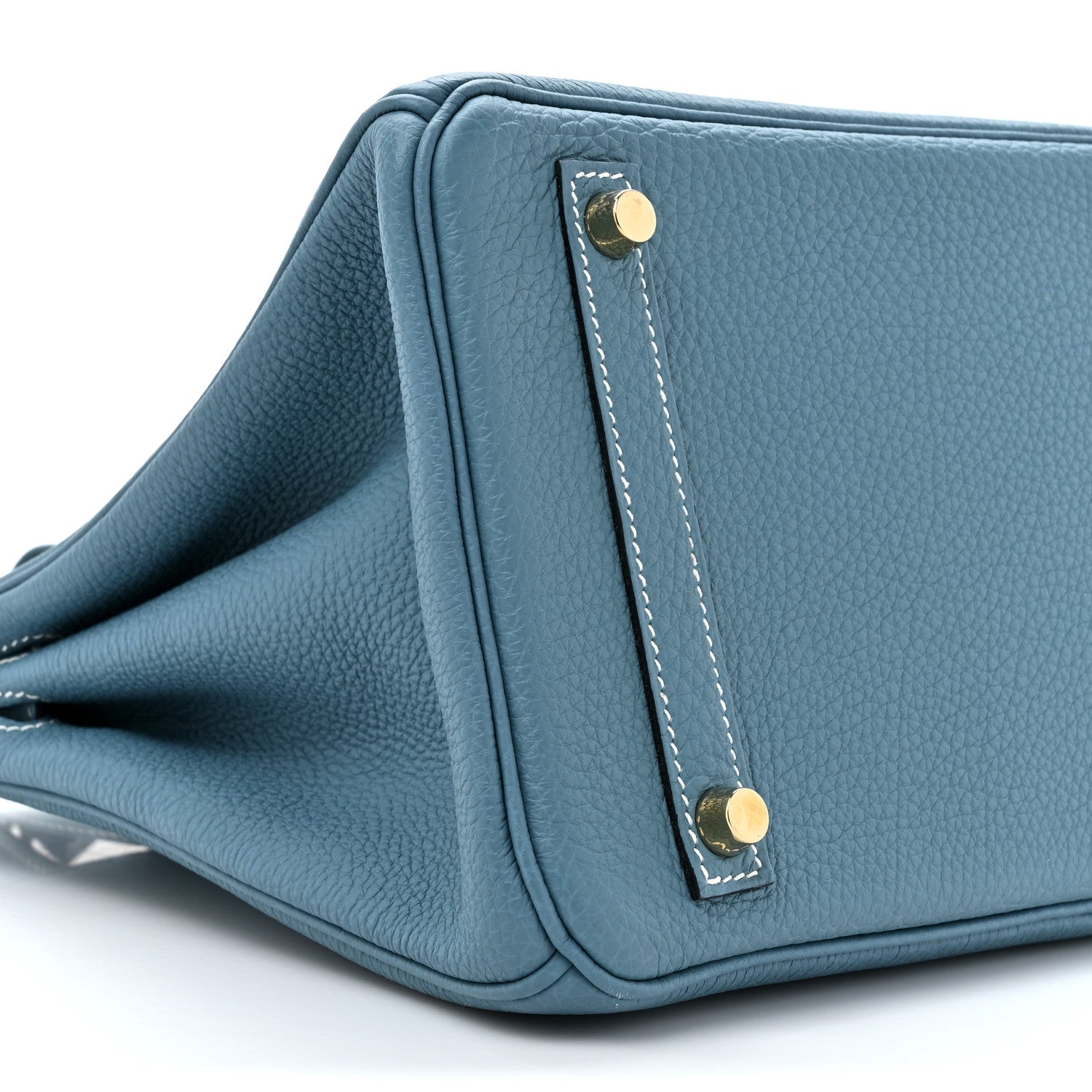 Hermes Togo BIRKIN 30 Blue Jean 10 of 17