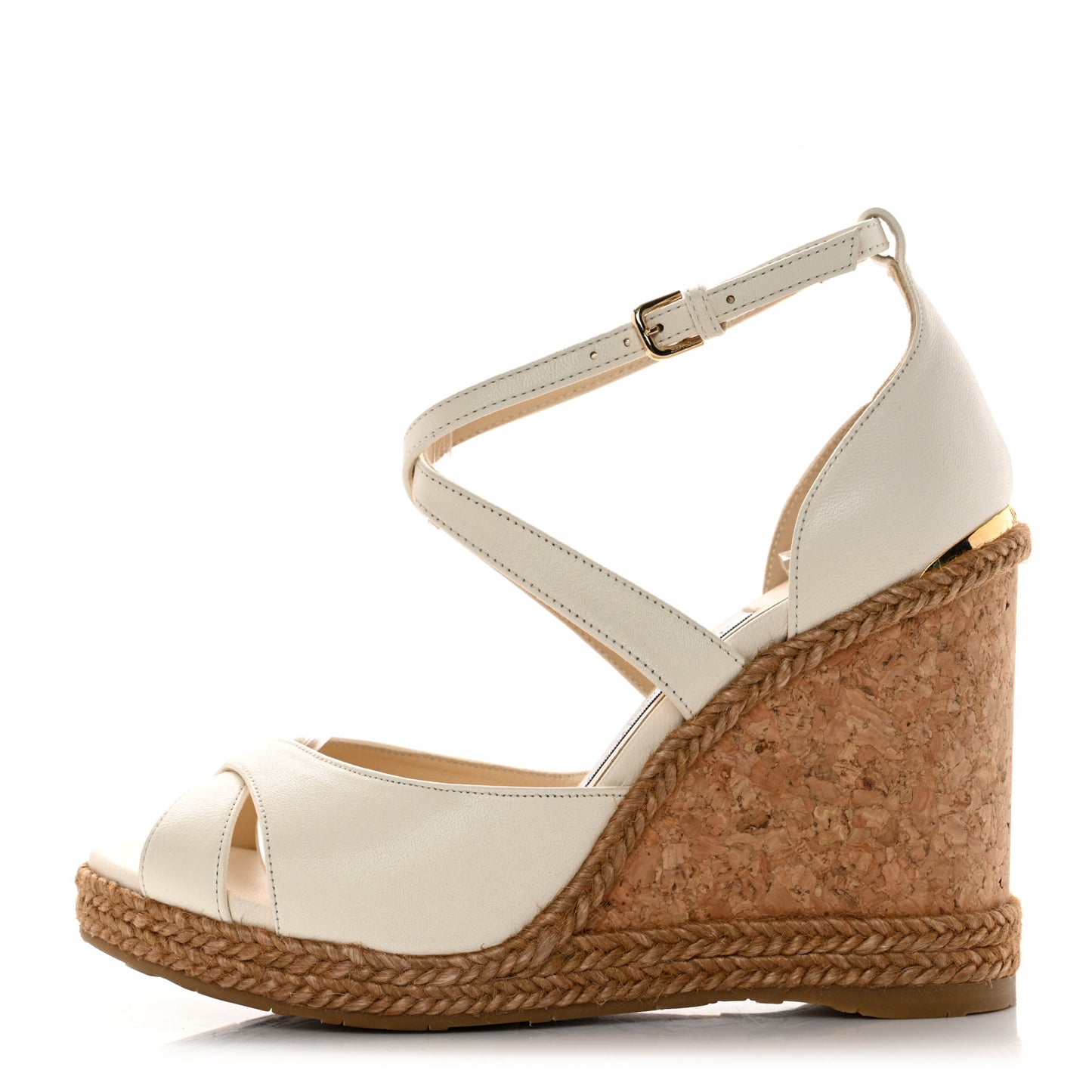 Nappa Rope Cork Alanah 105 Wedge 36.5 Chalk