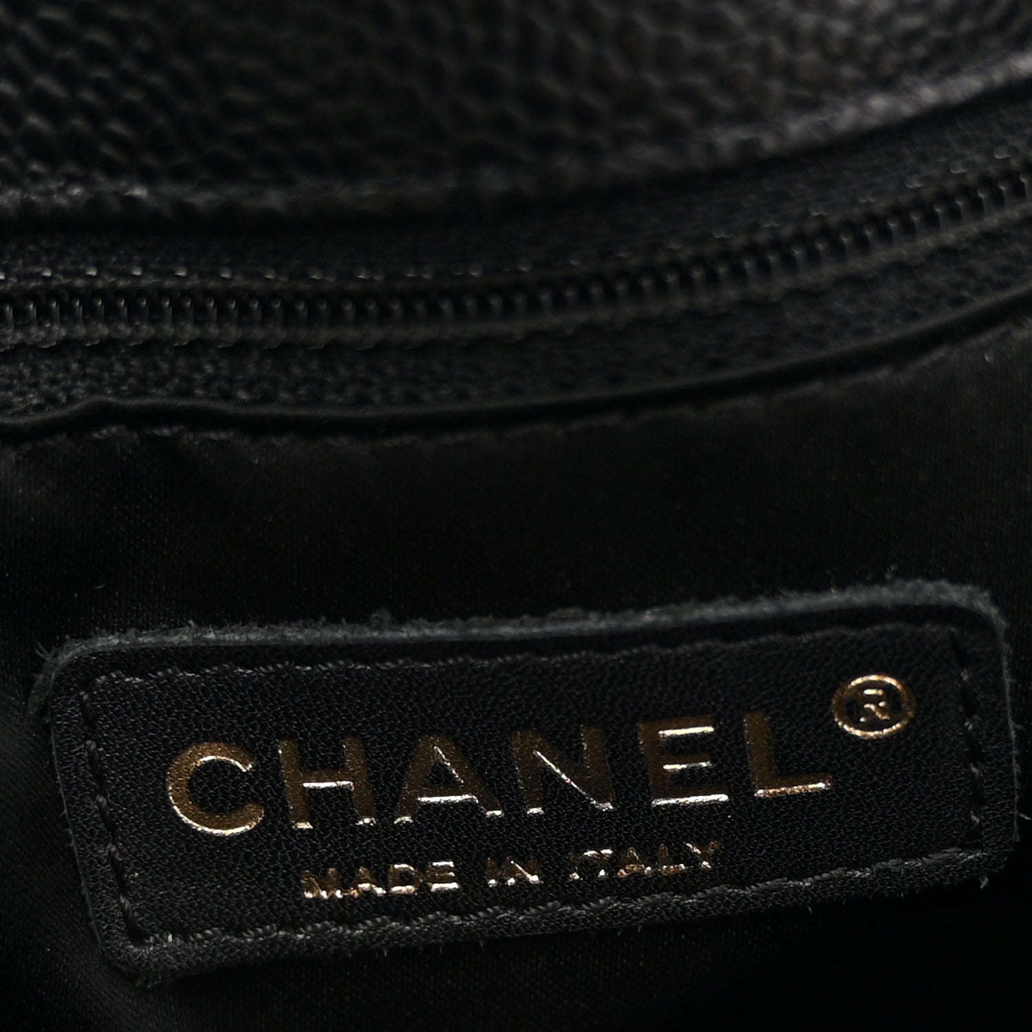 Chanel Caviar Quilted Petit Shopping Tote PST Black 6 of 11