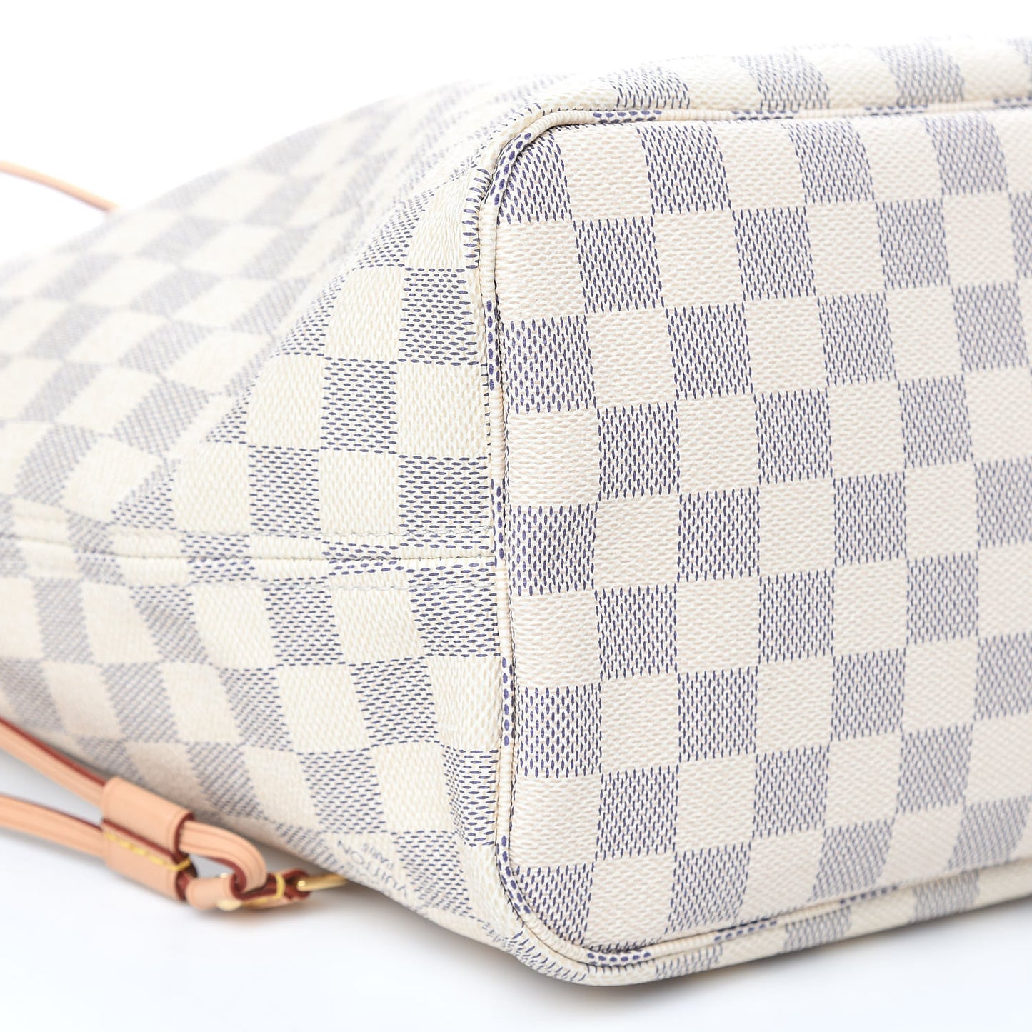 Damier Azur Neo Neverfull MM Rose Ballerine