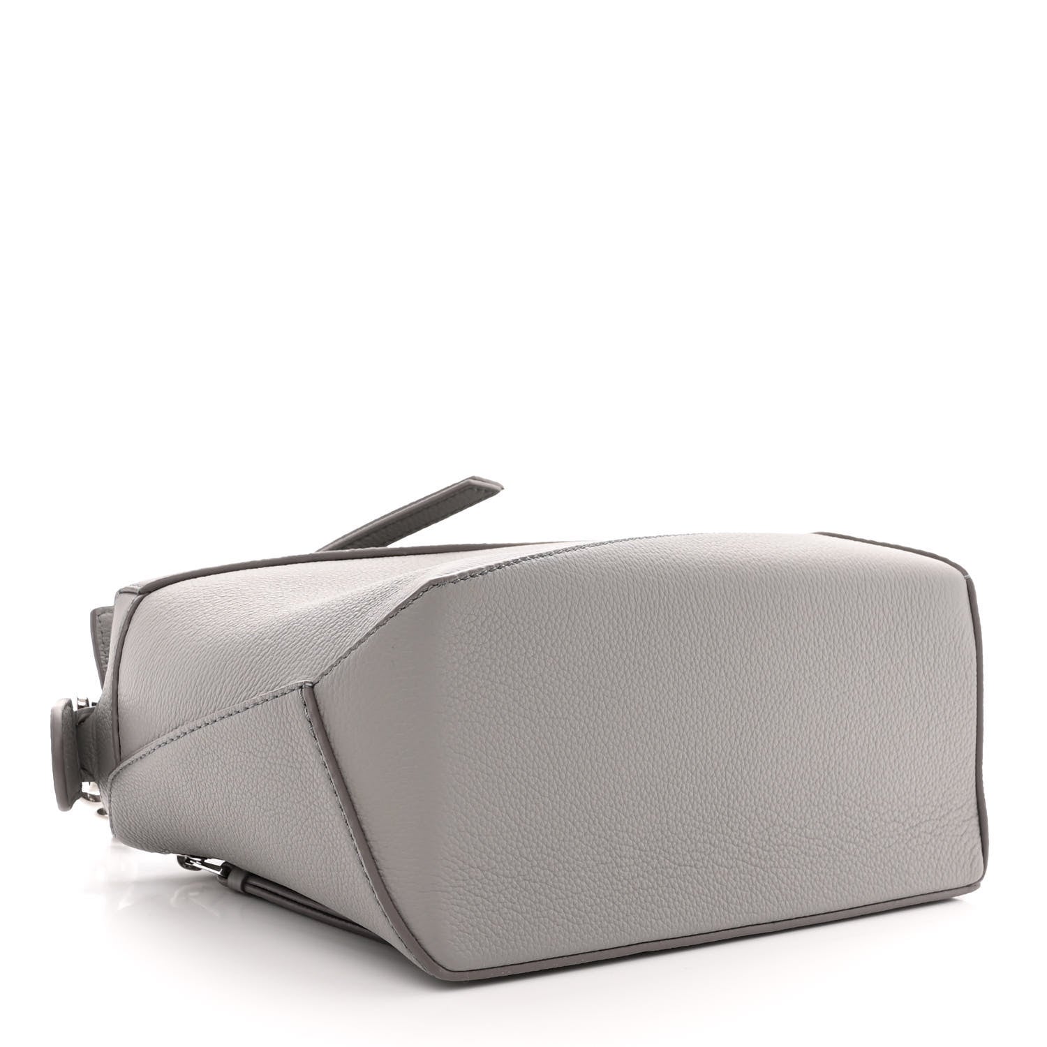 Loewe Calfskin Small Puzzle Edge Bag Pearl Grey 4 of 11