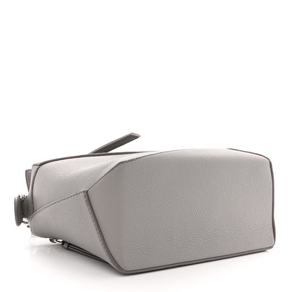 Loewe Calfskin Small Puzzle Edge Bag Pearl Grey 4 of 11