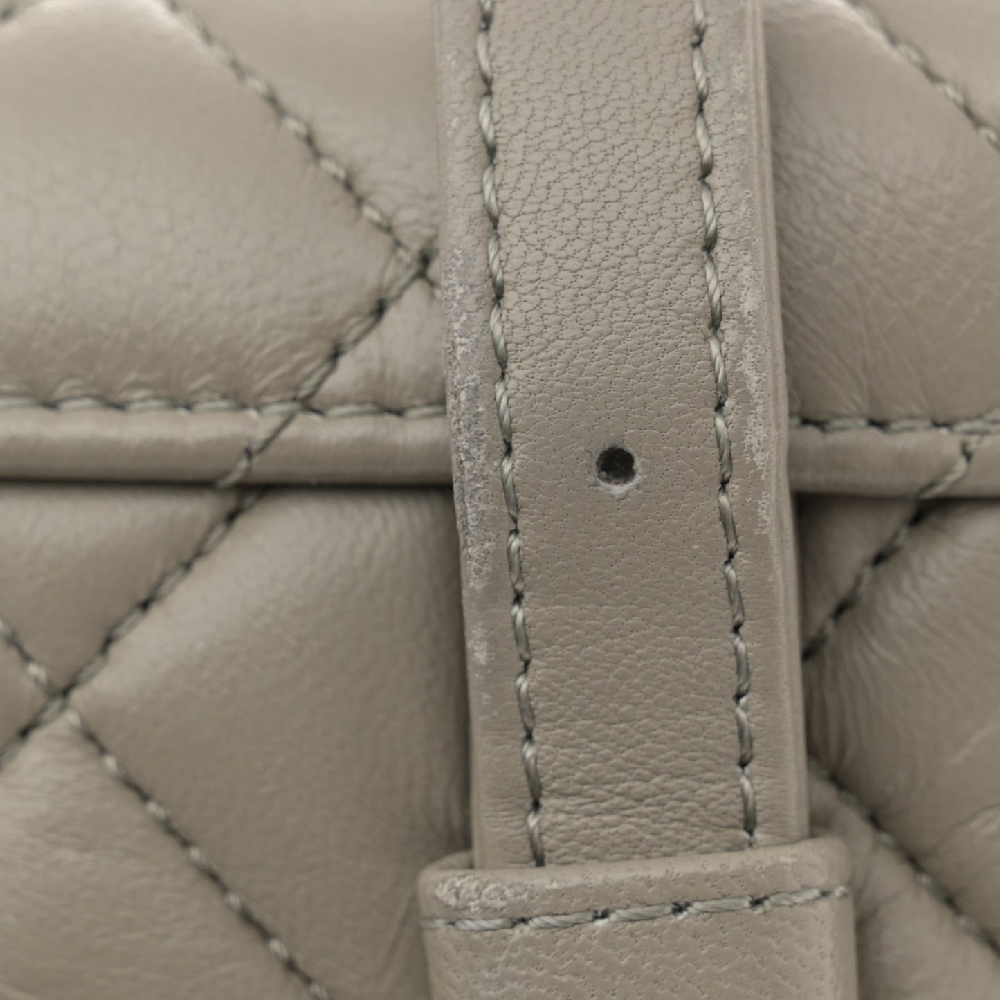 Lambskin Quilted Mini Urban Spirit Backpack Grey