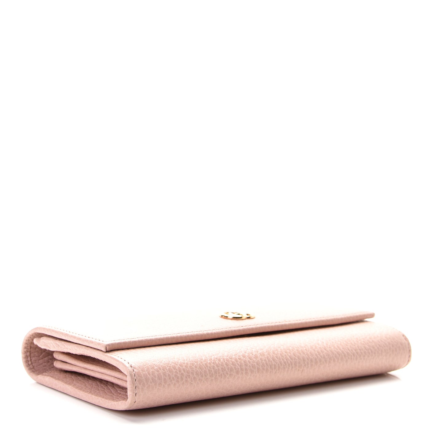 Dollar Calfskin GG Marmont Continental Wallet Perfect Pink