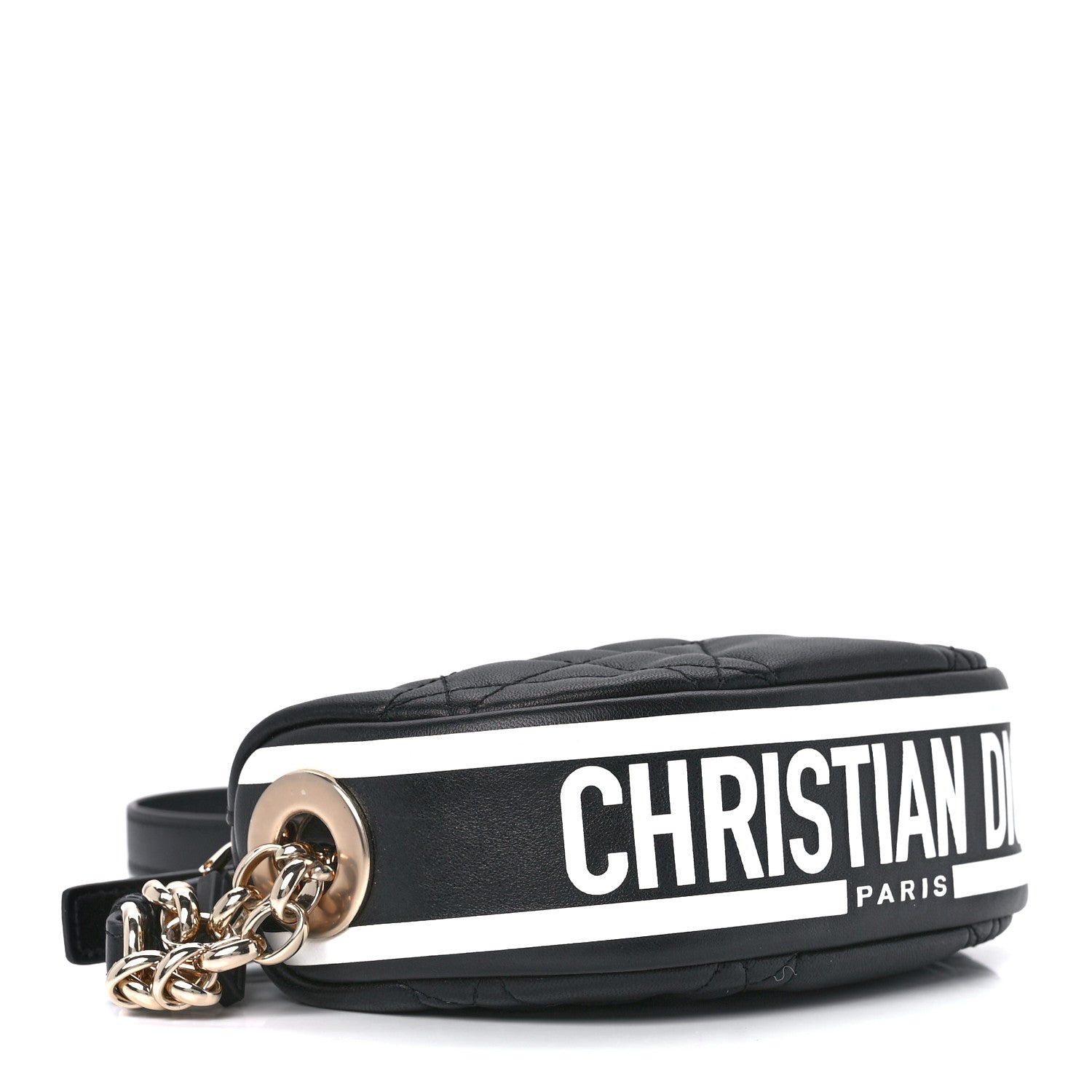 Christian Dior Lambskin Cannage Mini Dior Vibe Hobo Bag Black 4 of 9