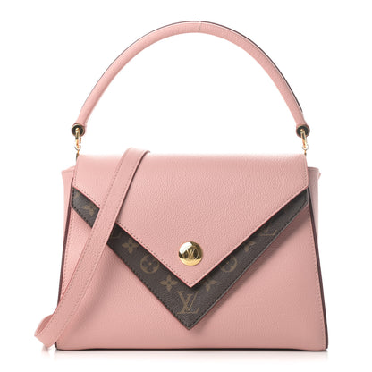 Louis Vuitton Grained Calfskin Monogram Double V Rose Poudre 1 of 10