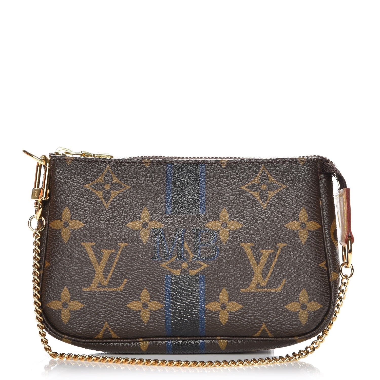Louis Vuitton Monogram My LV Heritage Mini Pochette Accessories Black Blue Marine 1 of 8