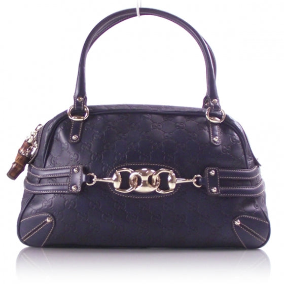 Guccissima Tote Navy