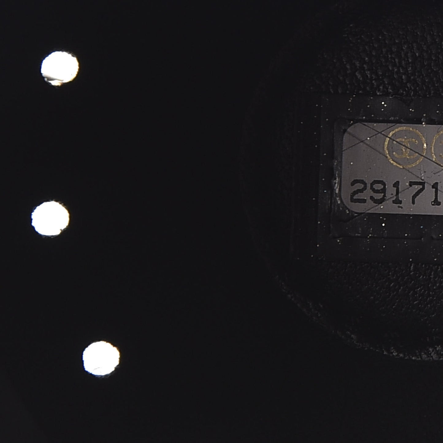 Lambskin Quilted CC To Drink Water Bottle Black Gold