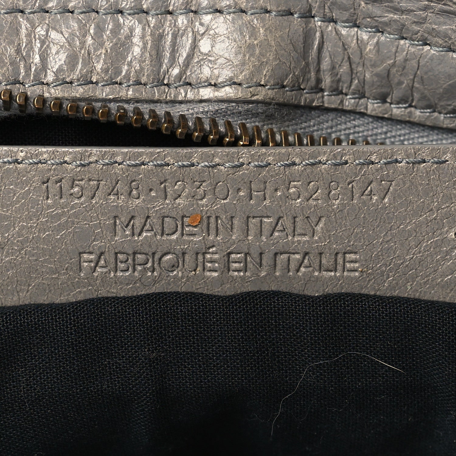 Balenciaga Agneau Classic Hardware City Gris Pyrite 6 of 14