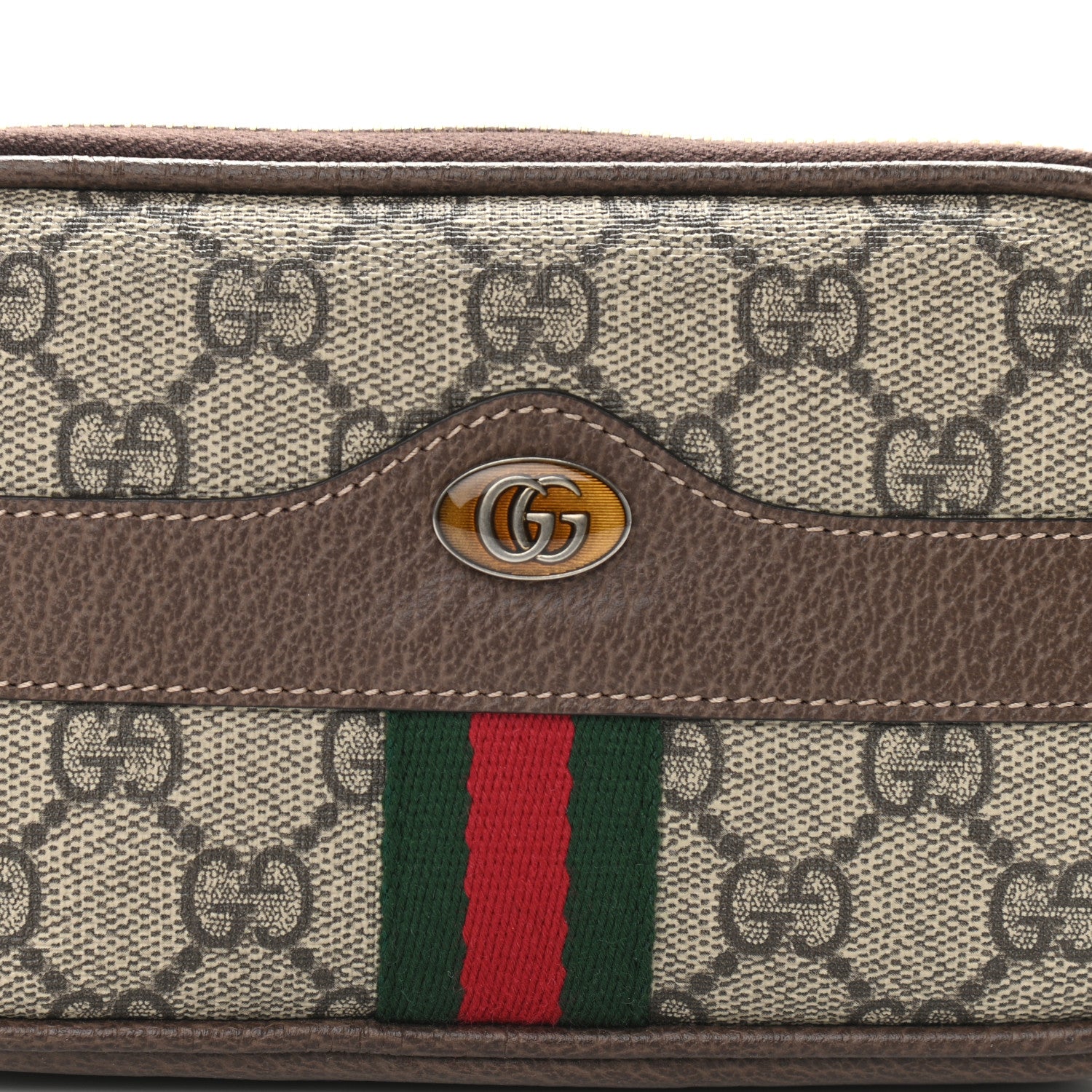 Gucci GG Supreme Monogram Ophidia Belted iPhone Case 85 34 Dark Brown 8 of 10