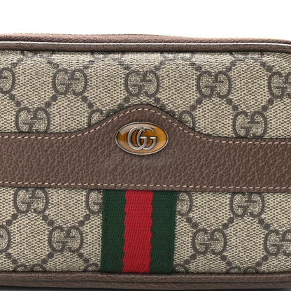 Gucci GG Supreme Monogram Ophidia Belted iPhone Case 85 34 Dark Brown 8 of 10