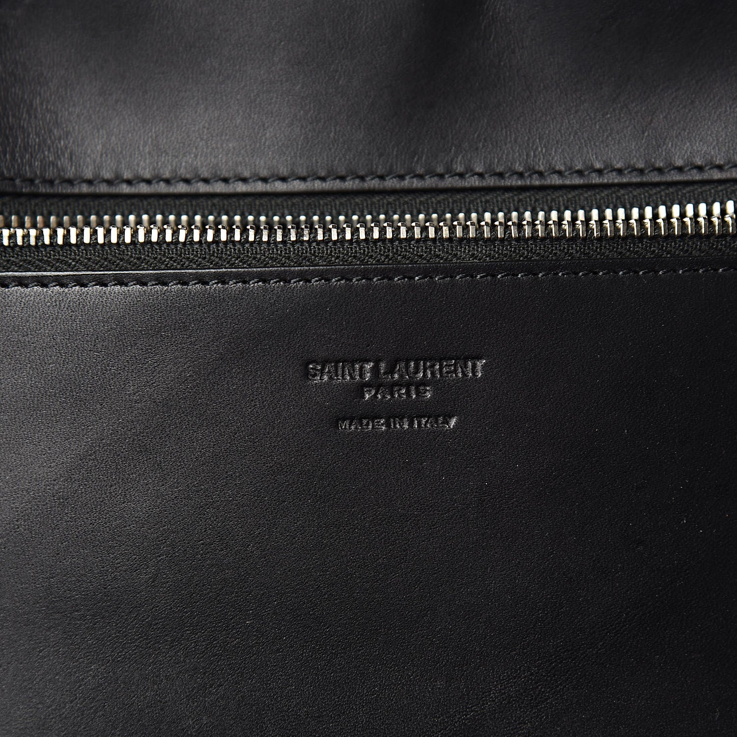 Saint Laurent Raffia Medium Panier Bag Black 6 of 9