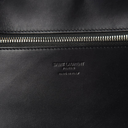 Saint Laurent Raffia Medium Panier Bag Black 6 of 9