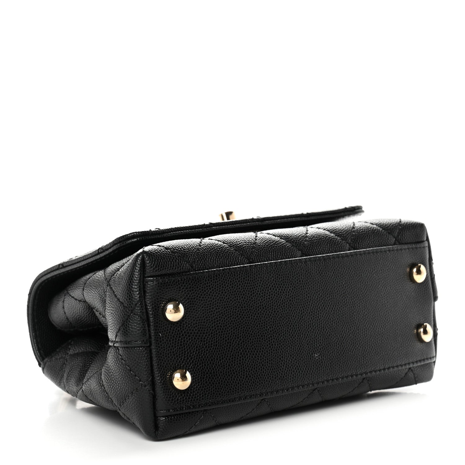 Chanel Caviar Quilted Extra Mini Coco Handle Flap Black 4 of 12