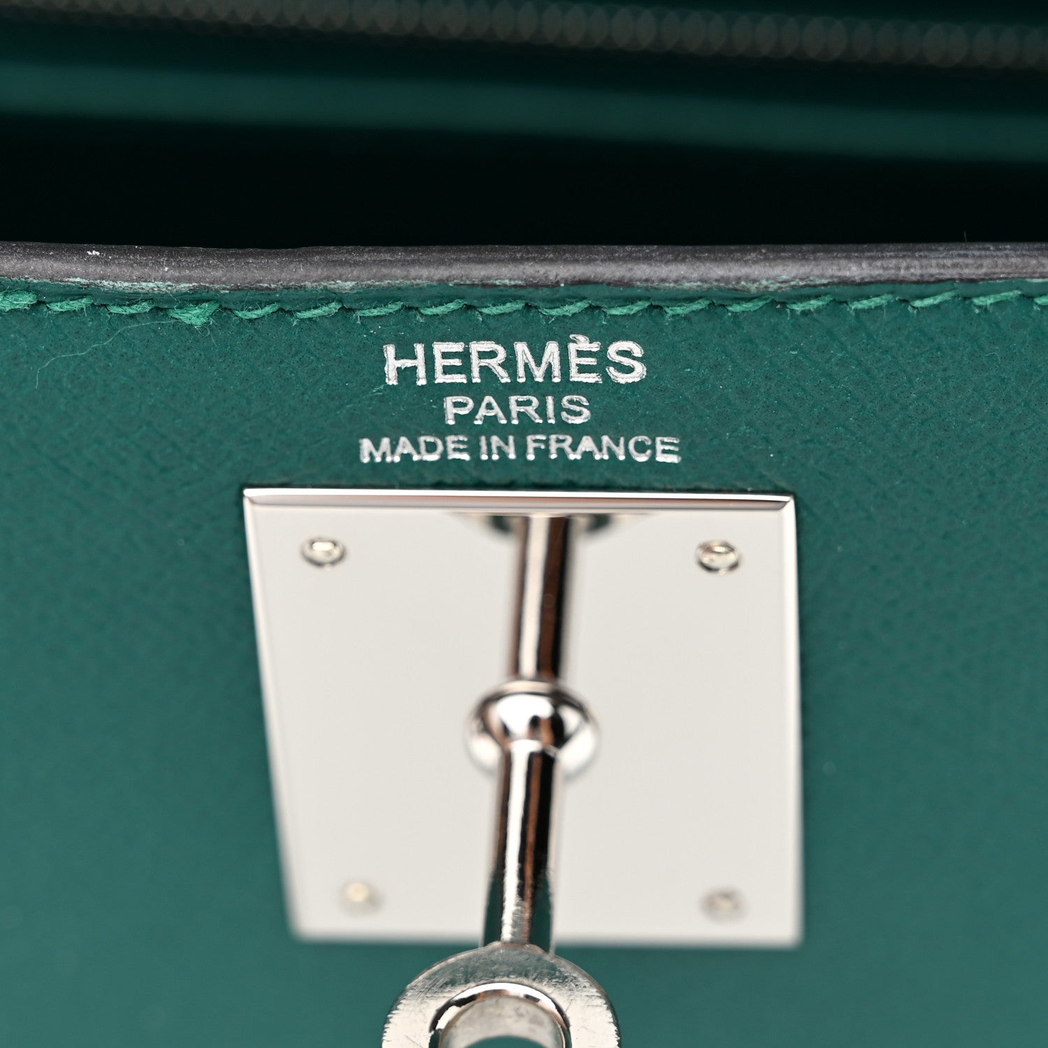 Hermes Epsom Kelly Sellier 28 Malachite 6 of 11