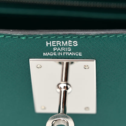 Hermes Epsom Kelly Sellier 28 Malachite 6 of 11