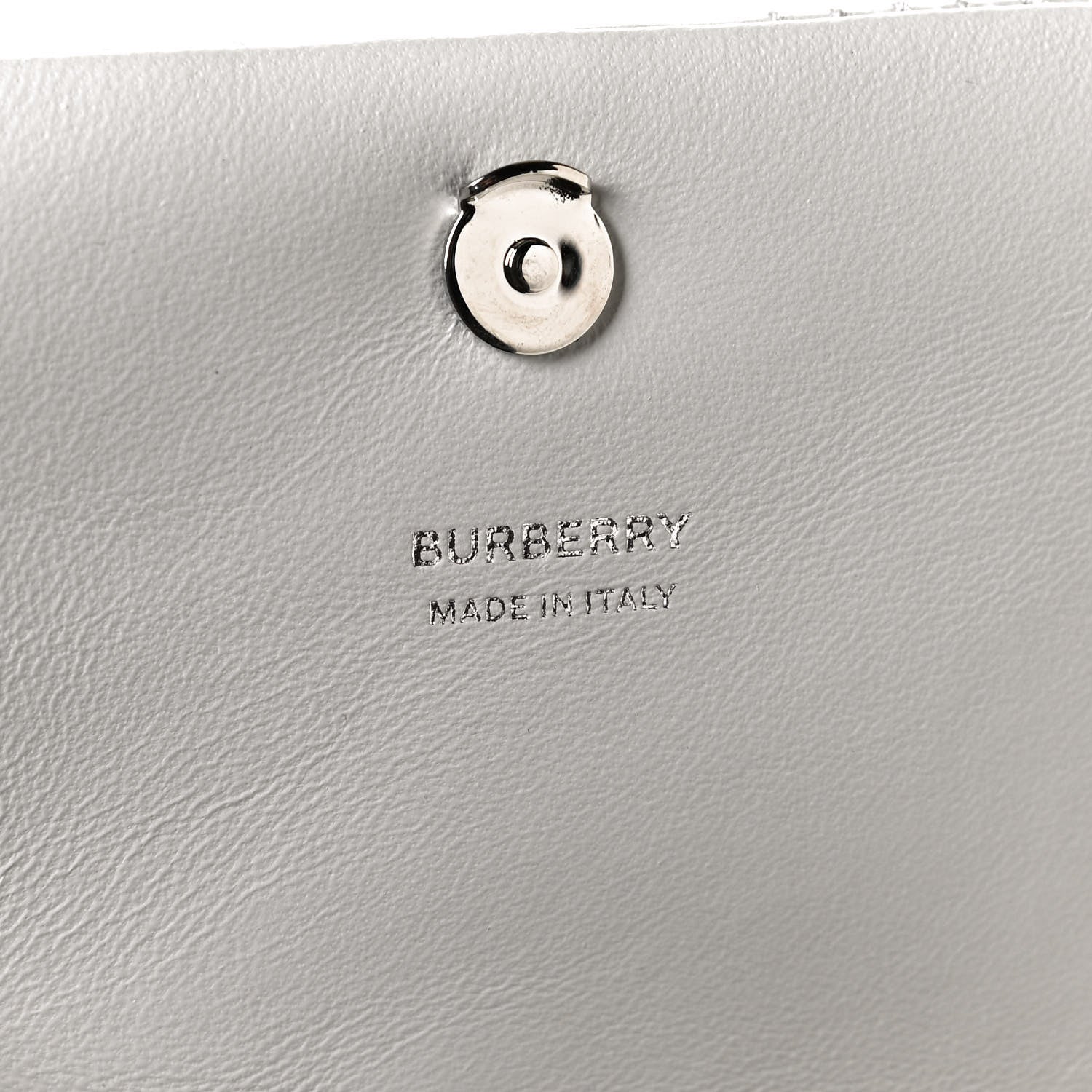 Burberry Lambskin Quilted Mini Lola Bag White Grey Yellow 6 of 9