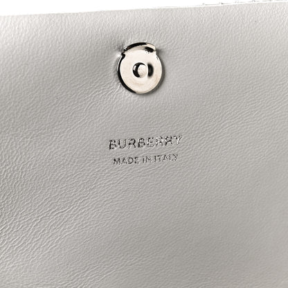 Burberry Lambskin Quilted Mini Lola Bag White Grey Yellow 6 of 9
