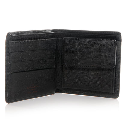 Louis Vuitton Epi Porte-Billets Cartes Credit Monnaie Wallet Black 5 of 7
