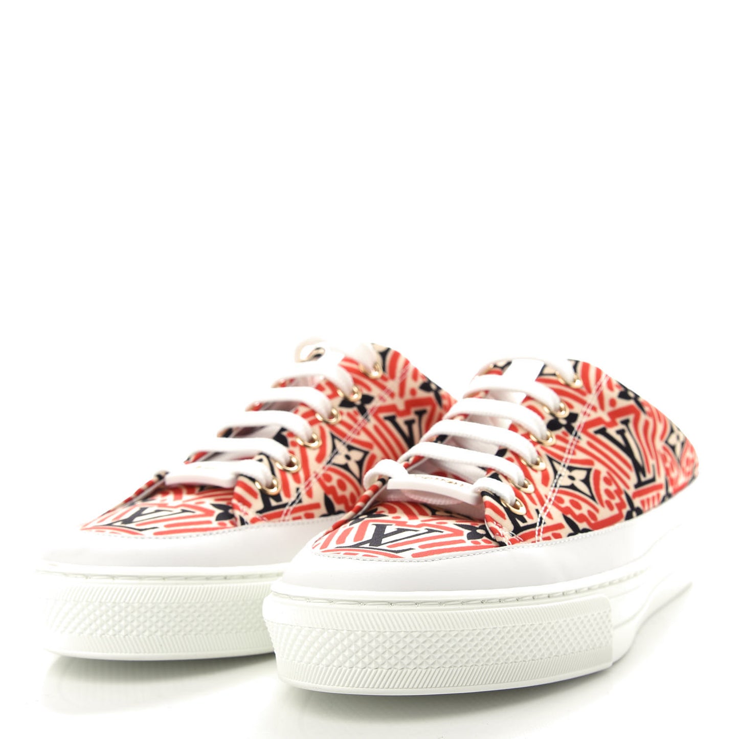 Nylon Monogram Crafty Open Back Sneaker 37.5