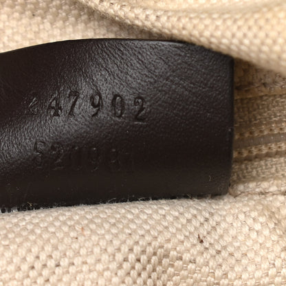 Gucci Monogram Medium Sukey Top Handle Dark Brown 7 of 14