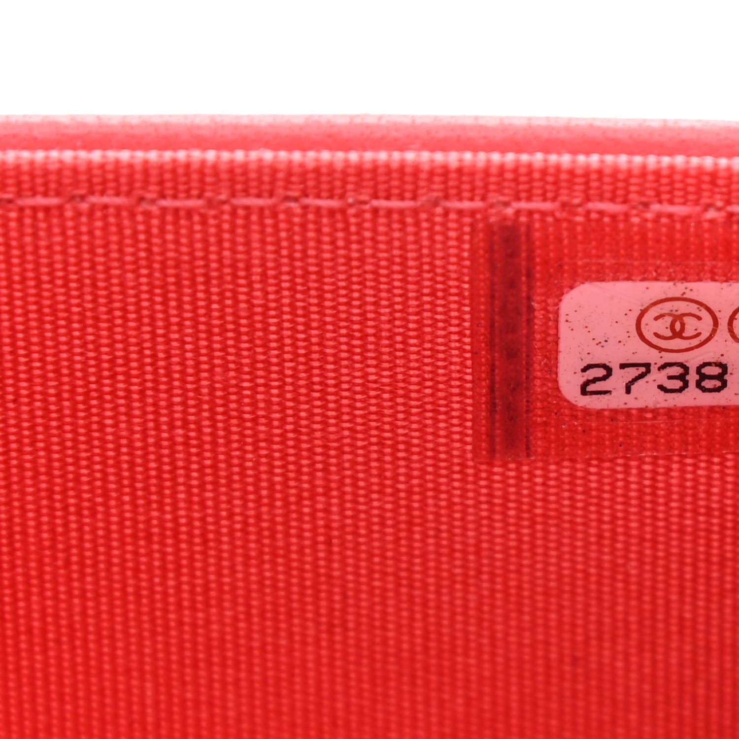 Chanel Lambskin Chevron Quilted Boy Wallet On Chain WOC Coral 8 of 12