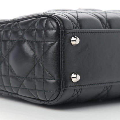 Christian Dior Lambskin Cannage Mini Lady Dior Black 7 of 13
