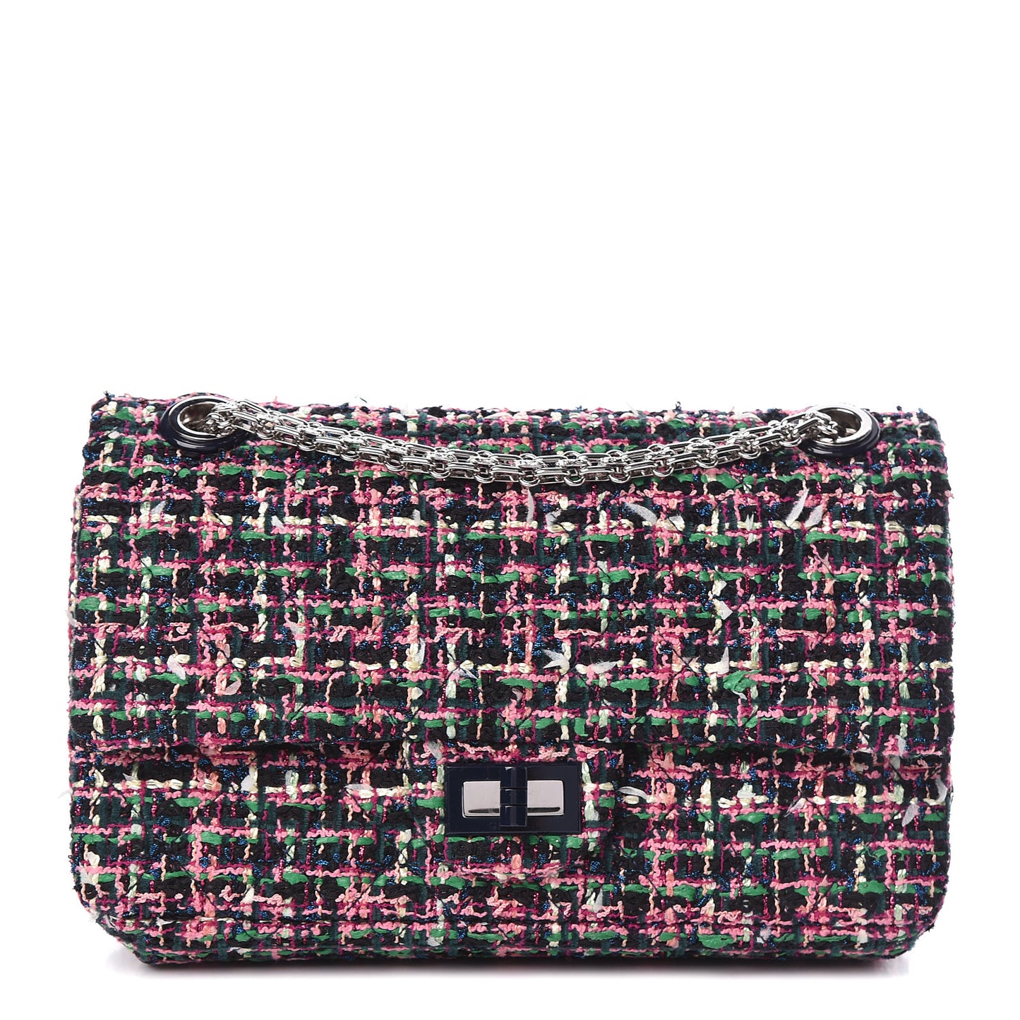 Tweed Resin 2.55 Reissue 225 Flap Pink