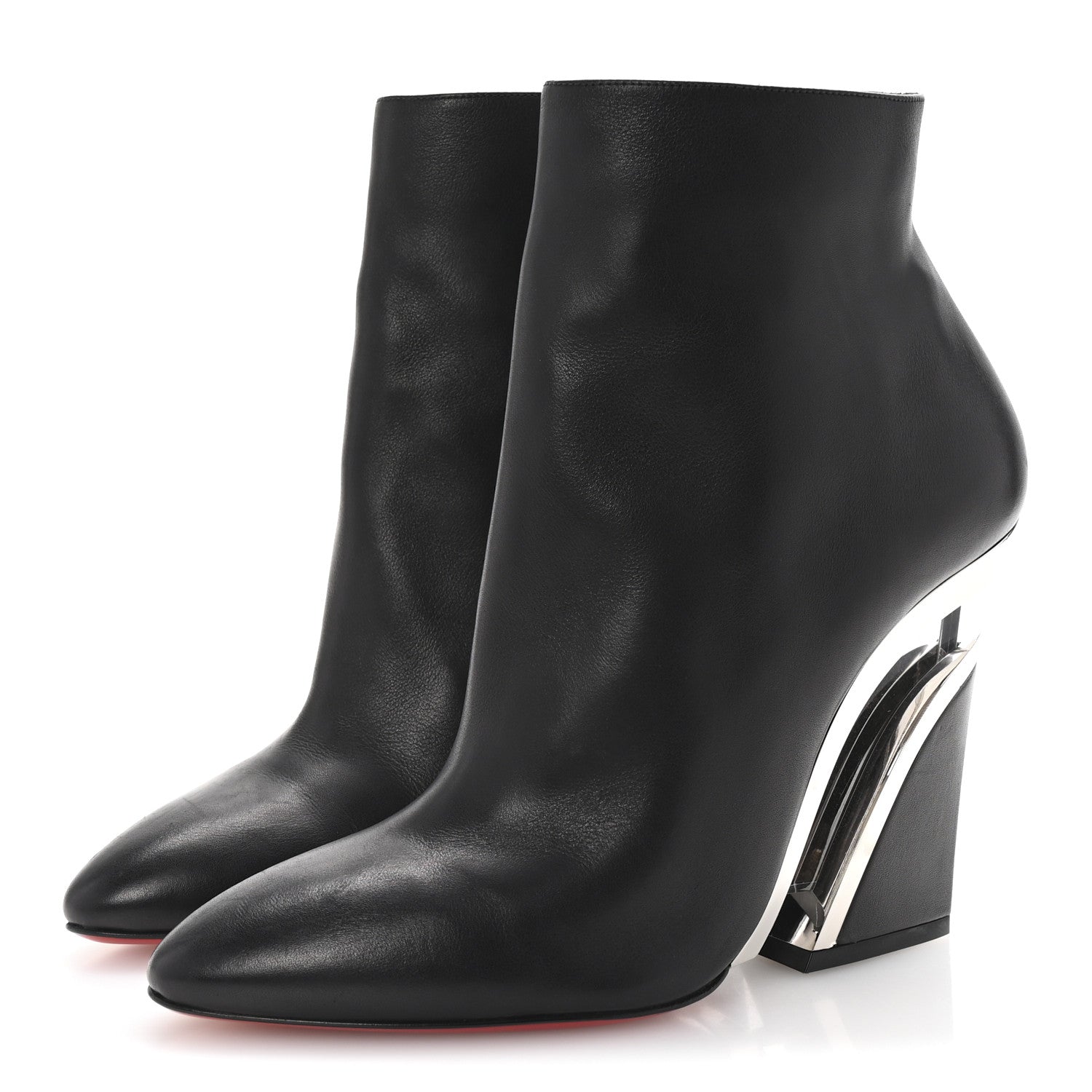 Christian Louboutin Calfskin Levitibootie 100 Booties 42 Black 4 of 9