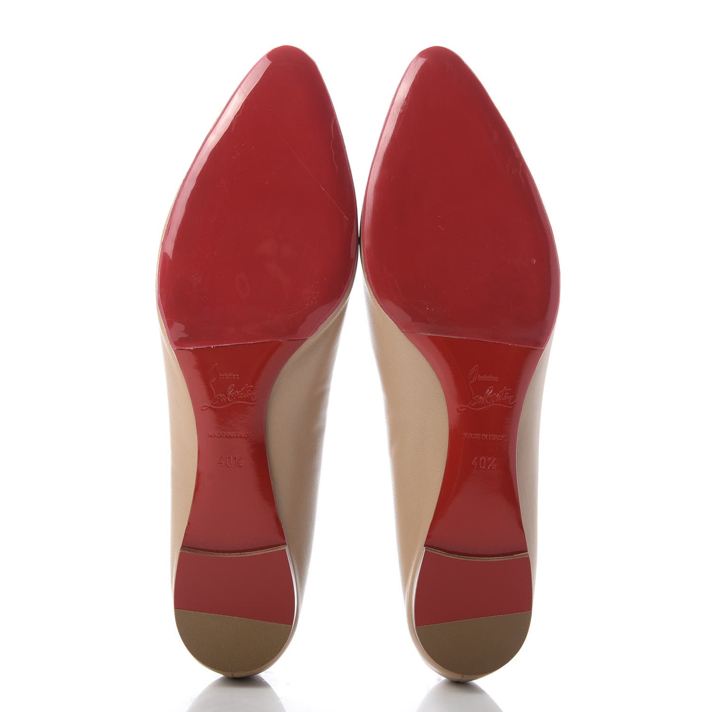 Nappa Eloise Flats 40.5 Nude