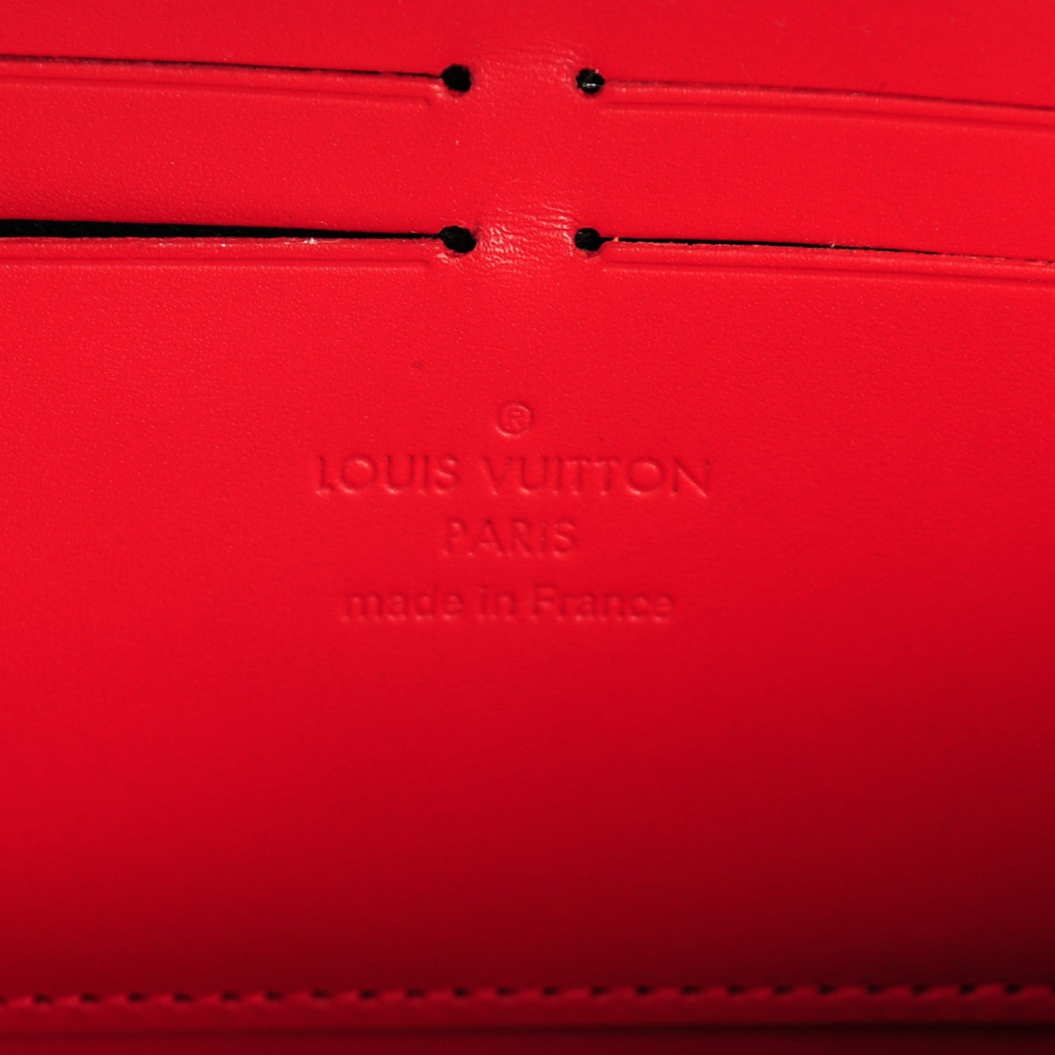 Louis Vuitton Vernis Clemence Wallet Cherry 6 of 7