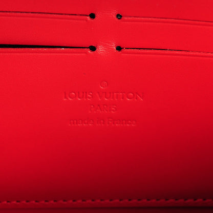 Louis Vuitton Vernis Clemence Wallet Cherry 6 of 7