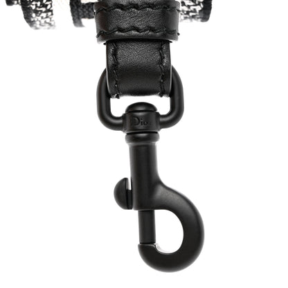 Christian Dior Canvas Embroidered Shoulder Strap Black 6 of 6