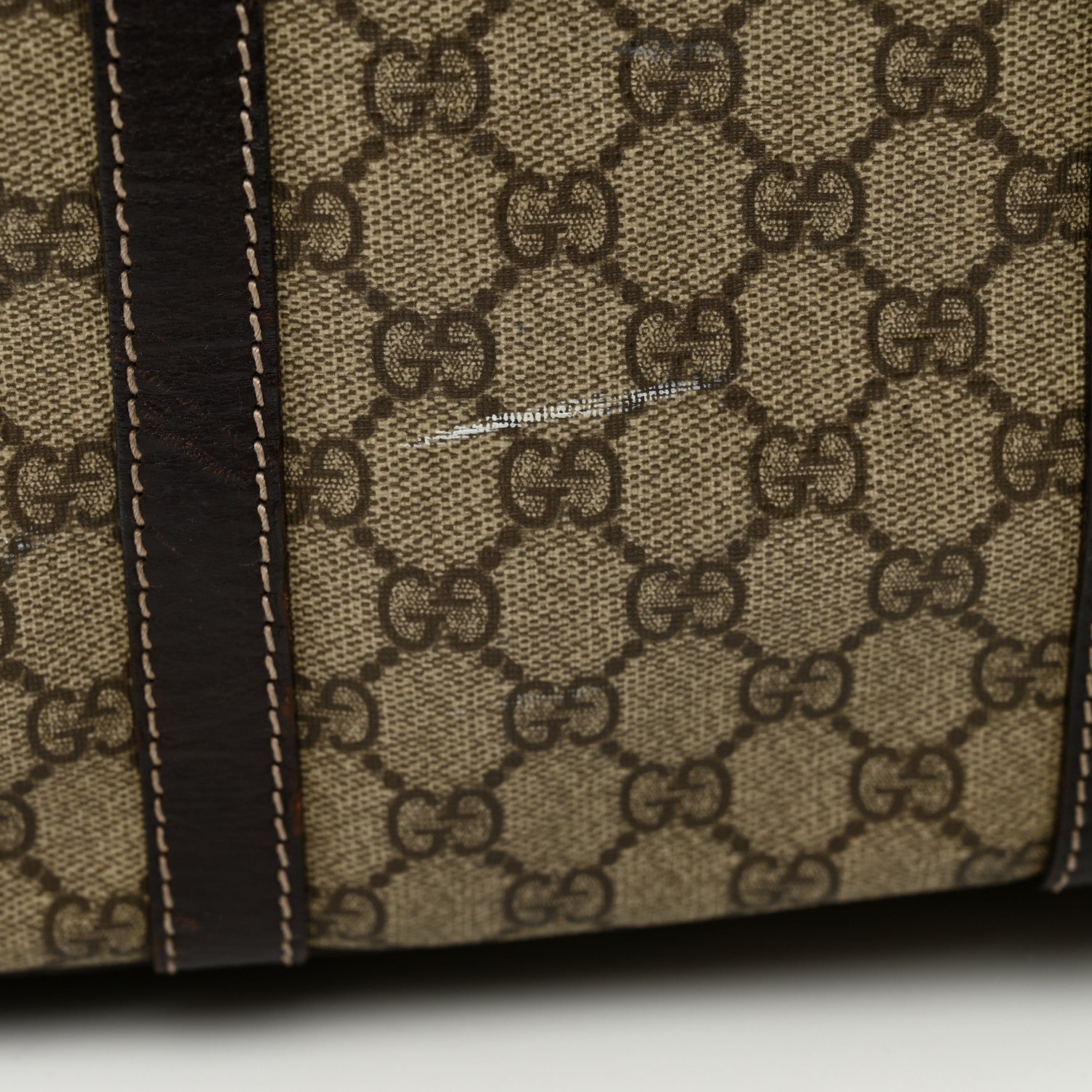 Gucci GG Plus Monogram Large Carry On Duffle Bag Brown 12 of 12