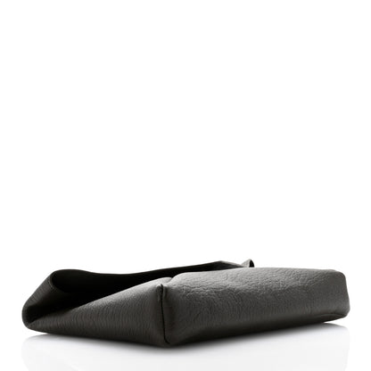 Saint Laurent Lambskin Large Cassandre Envelope Pouch Light Musk 4 of 7