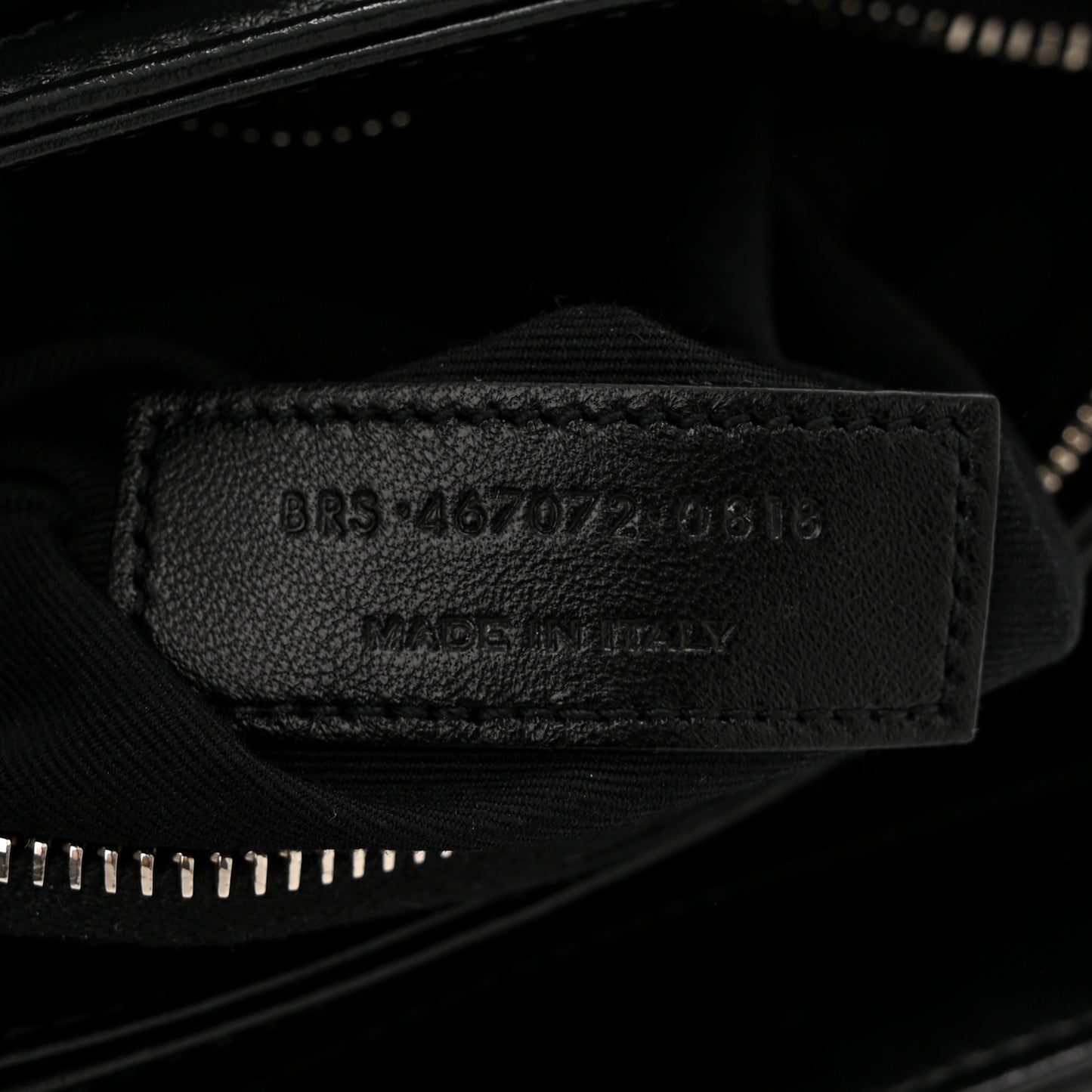 Calfskin Y Quilted Monogram Toy Loulou Crossbody Bag Black