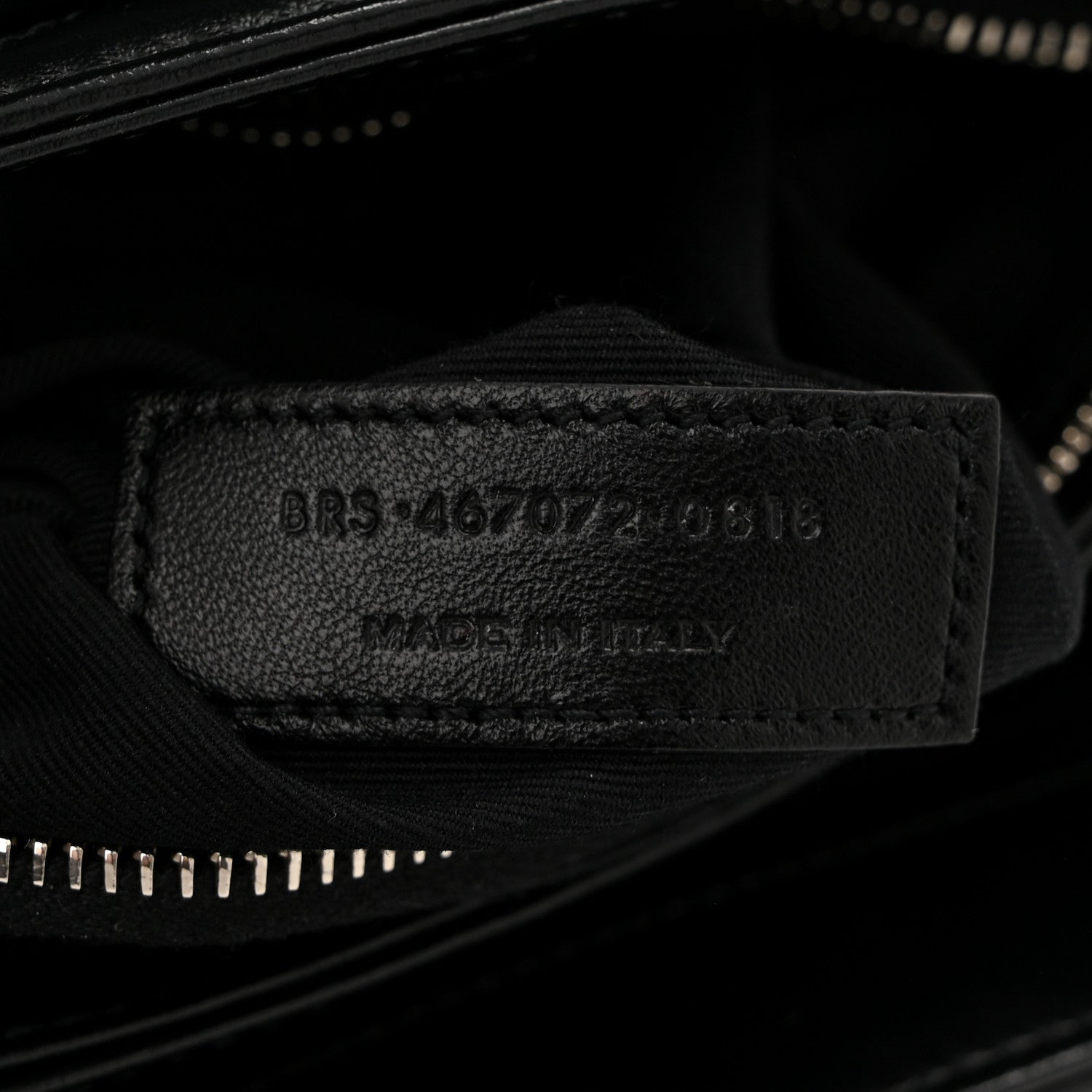 Saint Laurent Calfskin Y Quilted Monogram Toy Loulou Crossbody Bag Black 7 of 10