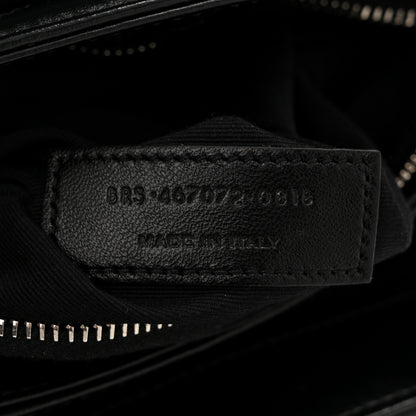 Saint Laurent Calfskin Y Quilted Monogram Toy Loulou Crossbody Bag Black 7 of 10