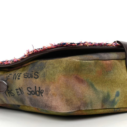 Chanel Washed Toile Graffiti On The Pavements Messenger Khaki Multicolor 10 of 12