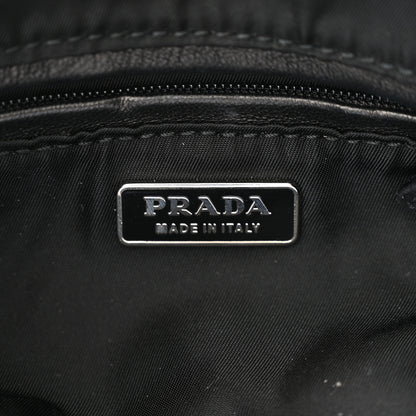 Prada Tessuto Nylon Beaded Bag Black 6 of 10