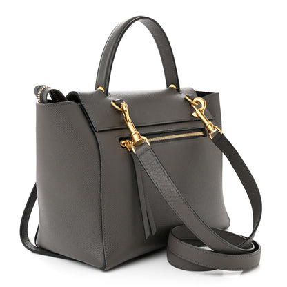 Celine Grained Calfskin Micro Belt Bag Grey 3 of 13