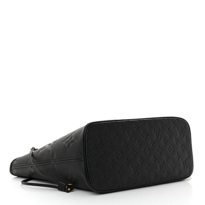 Louis Vuitton Empreinte Monogram Giant Neverfull MM Black 5 of 13