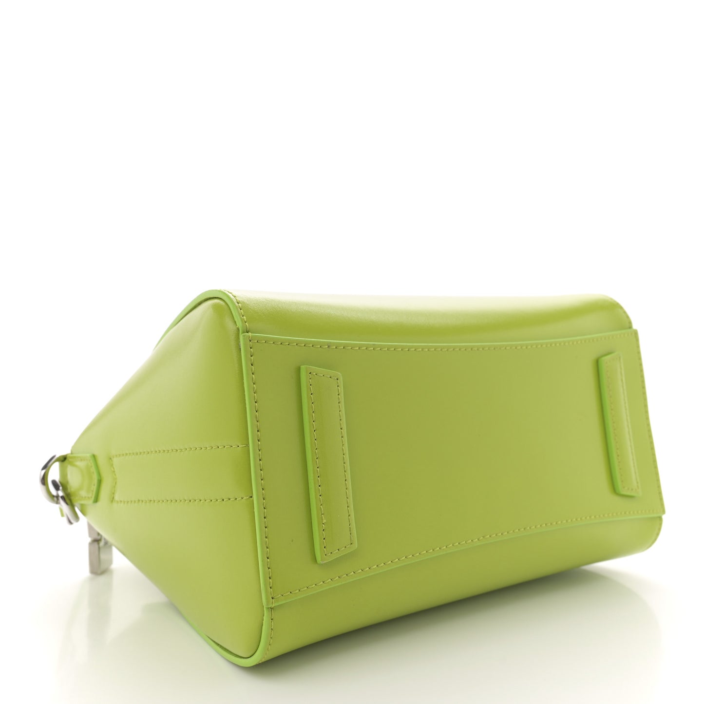 Shiny Lord Calfskin Mini Antigona Citrus Green