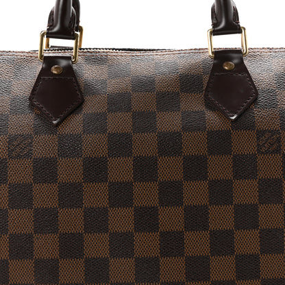 Louis Vuitton Damier Ebene Speedy 30 8 of 10