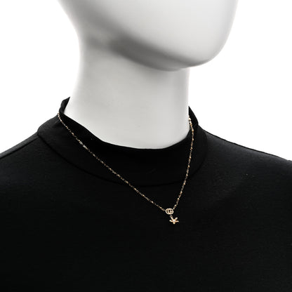 Gucci 18K Yellow Gold Diamond Flora Necklace 2 of 7