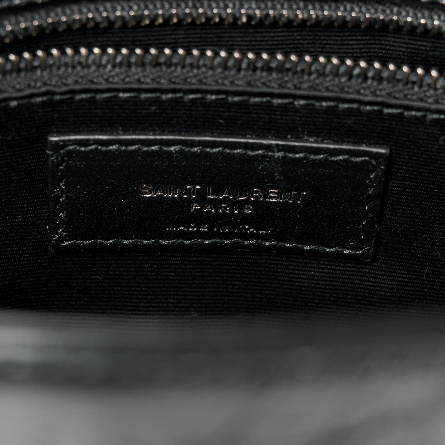 Saint Laurent Crinkled Calfskin Matelasse Monogram Medium Niki Chain Satchel Black 7 of 11