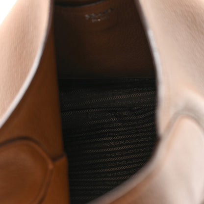 Prada Vitello Daino Medium Pocket Hobo Bag Cannella 5 of 13