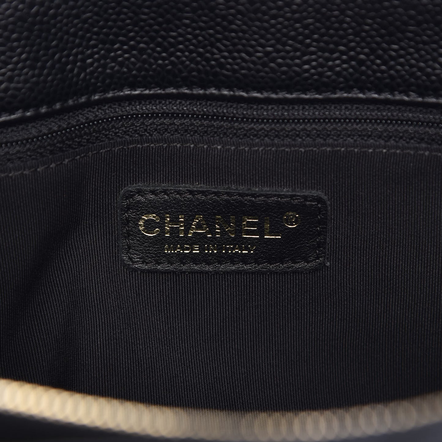 Caviar Quilted Grand Shopping Tote GST Black